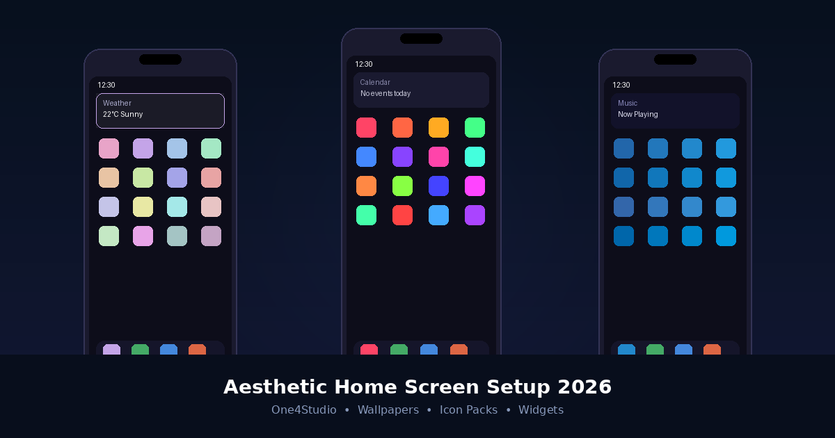 Create an Aesthetic Phone Home Screen: Complete Guide