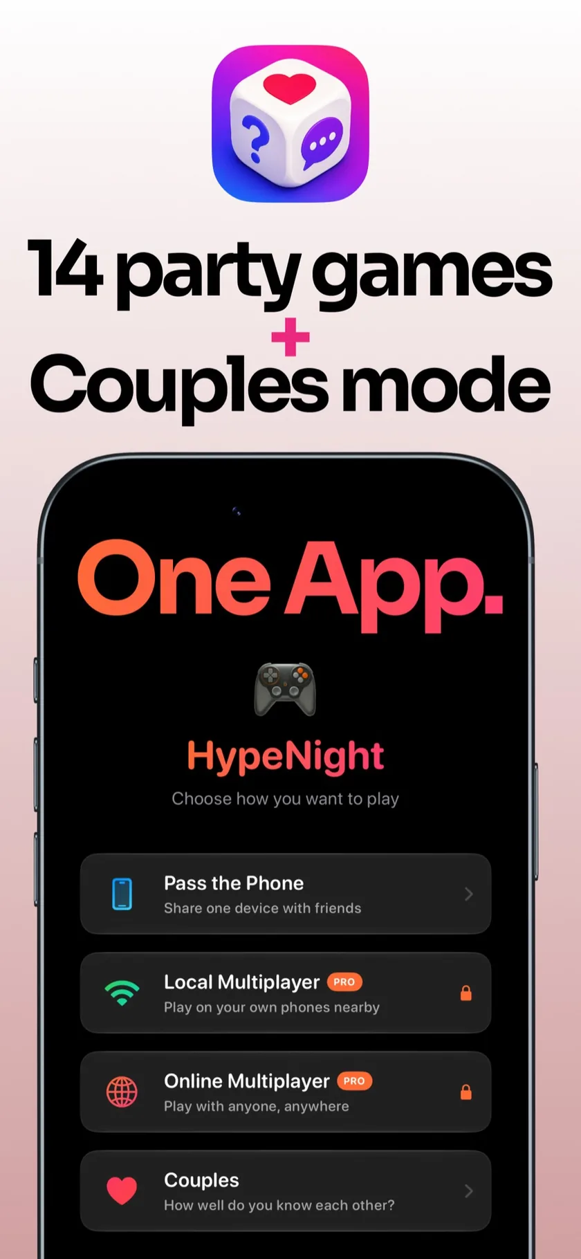 Hype Night party games app preview